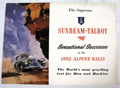 Sunbeam talbot rally - talbot,