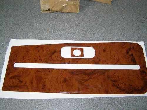 Wood effect glove box - box, lid