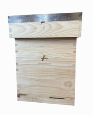 British National Bee Hive with brood box and two supers | beekeeping equipment
