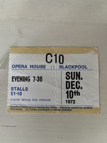 The faces concert ticket stub - faces,