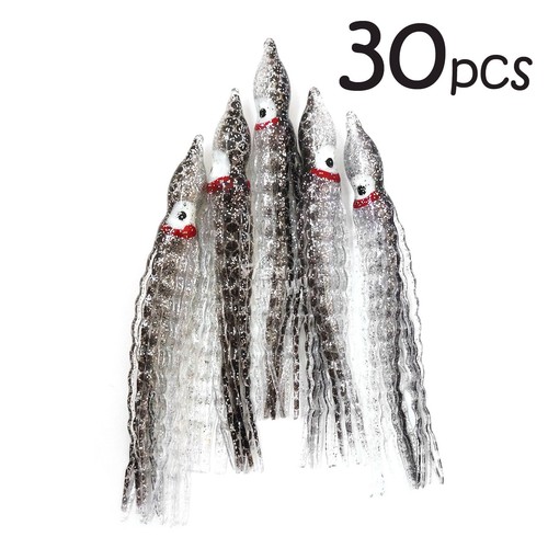 30pcs fish wow squid skirt - fish,