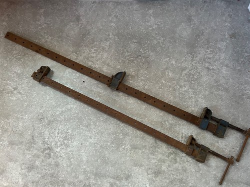 Vintage woden sash clamps - 2,
