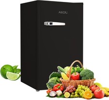 Retro Mini Fridge 85L, Compact