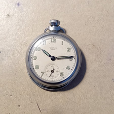 Lovely 1964 Vintage Smiths Empire Pocket Watch Serviced New Crystal fitted (403)