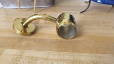 Vintage Brass Foot Rail Wall