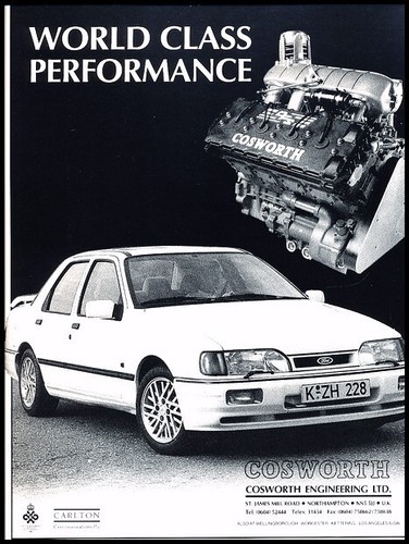 1990 cosworth ford sierra - 1990, uk
