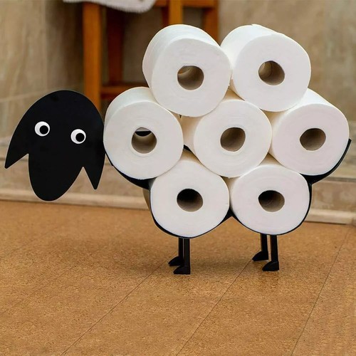 Black sheep toilet - sheep, roll