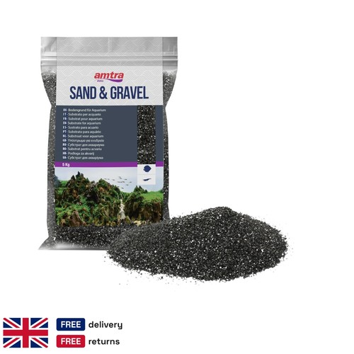Natural black aquarium - aquarium, sand