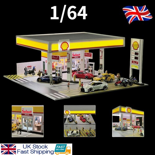 Diorama car garage - diorama,