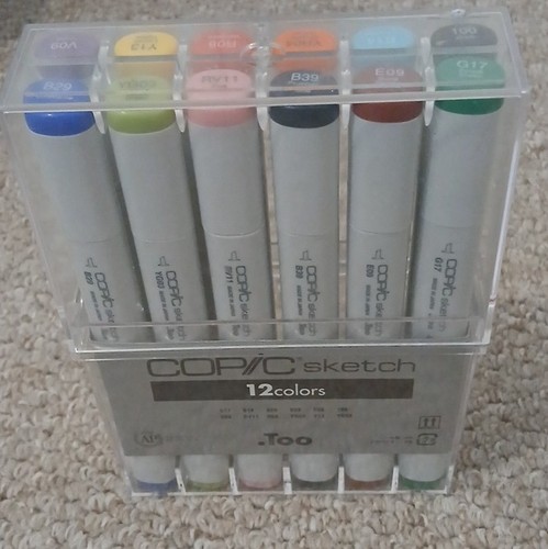 Copic sketch - copic, pen