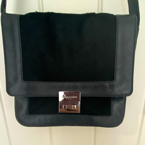 Aquascutum black leather pony - aquascutum, leather/pony