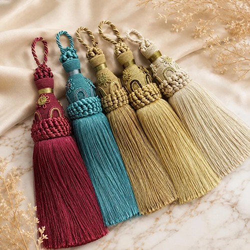 Decorative key tassels - key,