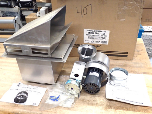 Tjernlund gpak 1tn - gas, heater