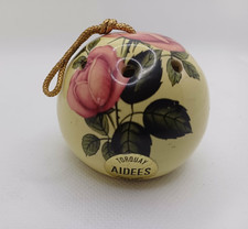 Vintage Ceramic Pomander- pink