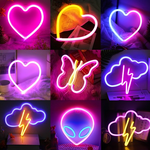 Led neon lights sign - lights, wall