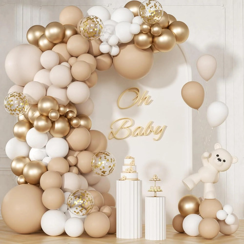 147pcs neutral balloon garland - neutral,