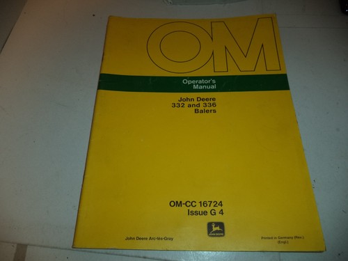 John deere 342 346 - &,