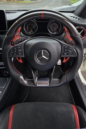 Carbon fiber steering - carbon, wheel