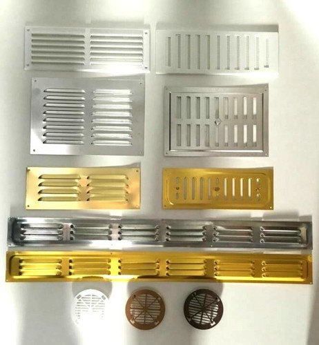 Plastic metal louvre hit - metal, &