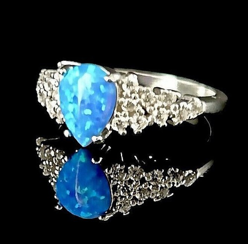Opal ring genuine - opal, 925