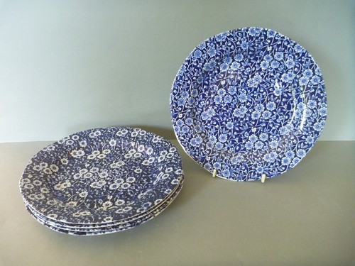 Burleigh blue calico dinner - burleigh,