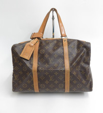 Authentic Louis Vuitton Monogram Duffle Bag  Boston Bag Sac Souple 35 F#47911