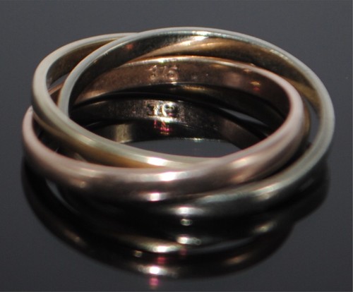9ct three colour gold - 9ct,