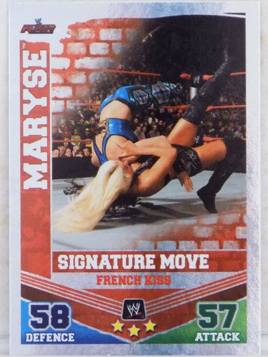 Wwe maryse 2010 topps slam - wwe,