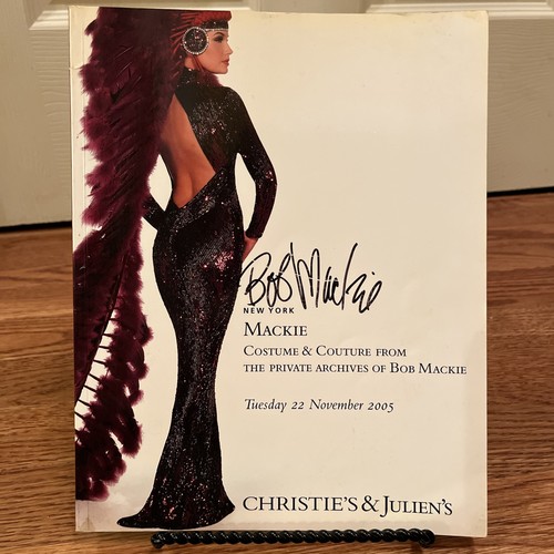 Bob mackie signed autograph - mackie,