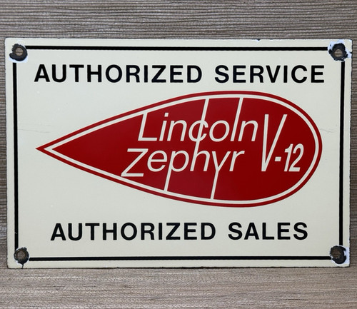 Lincoln zephyr authorized - zephyr, v-12