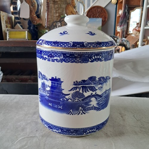 Ringtons willow pattern lidded - ringtons,