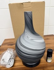Grey hand blown glass - grey,