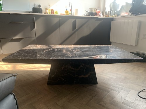 Black marble rectangular - black,
