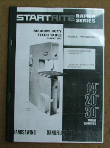 Startrite vertical bandsaw - vertical,
