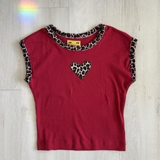 UNIF Baby Tee Cropped Leopard