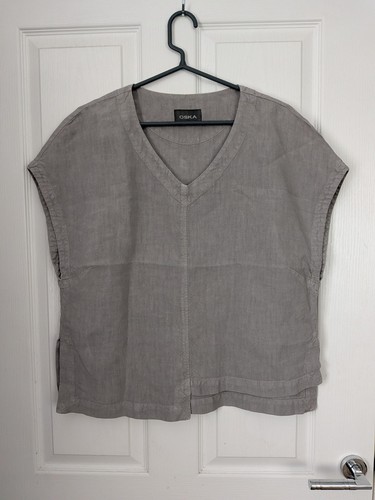 Oska heavy linen sleeveless - oska,