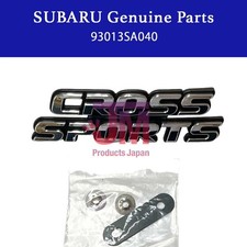 SUBARU Genuine FORESTER Letter Mark Front CROSS SPORTS Emblem Badge 93013SA040