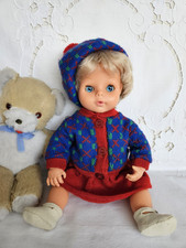 Tonka Follow You Eyes Tiny Tears Doll 1988 ~ 15" Vintage Vinyl Baby Doll