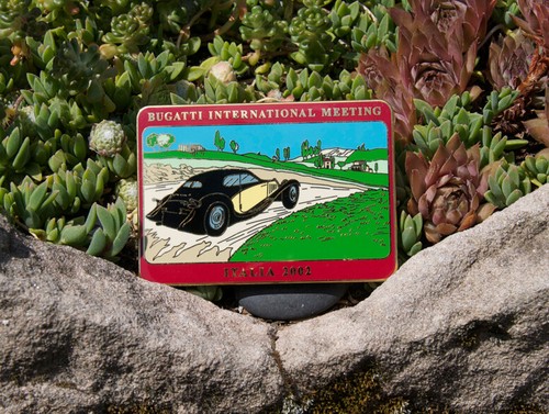 Vintage enamel automobile - enamel, car