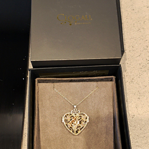 Clogau signed silver heart - clogau,