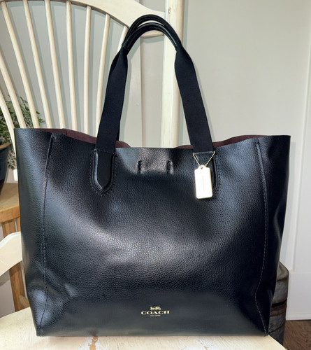 Coach f59818 derby tote black - coach,