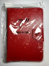 7" Inch Red PU Leather Laptop