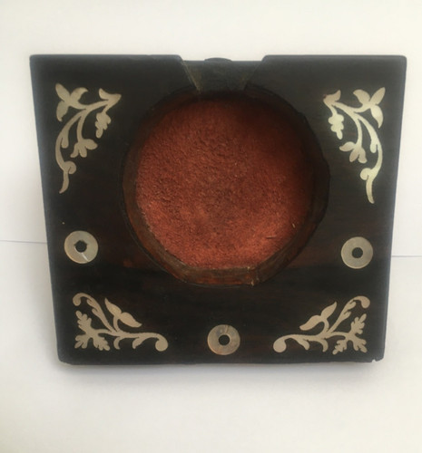 Antique 19thc wooden pocket - antique,