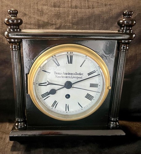 Antique fusee ships - , clock
