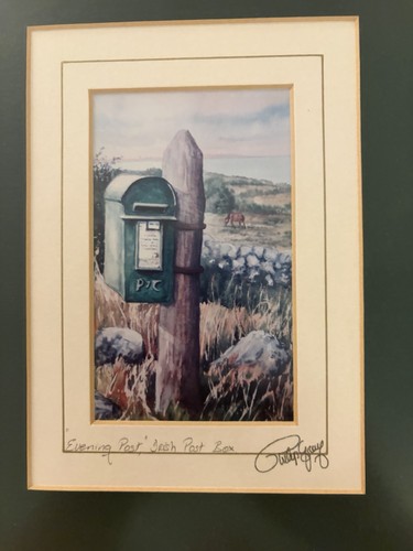 Painting irish postbox - of,