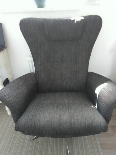 Danish charcoal grey tweed - ,