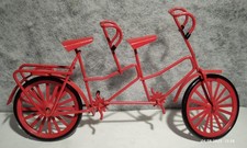 Tandem Retro Bicycle red metal