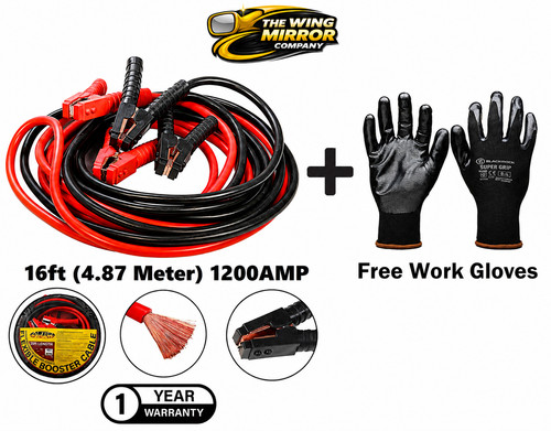 Jump leads 16ft heavy - leads,
