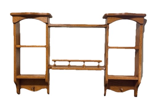 Wooden wall section display - section,