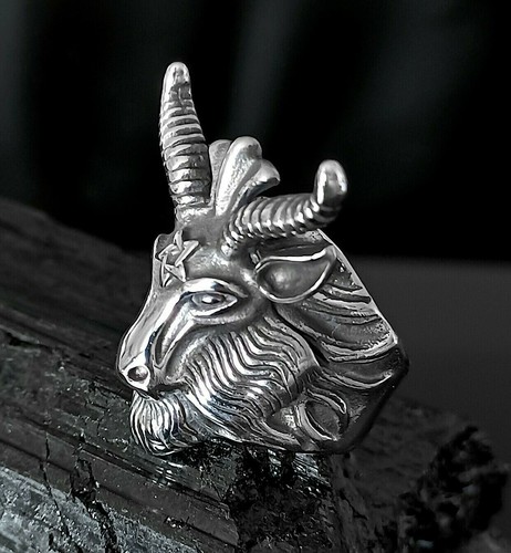 Satanic ram skull - ram,